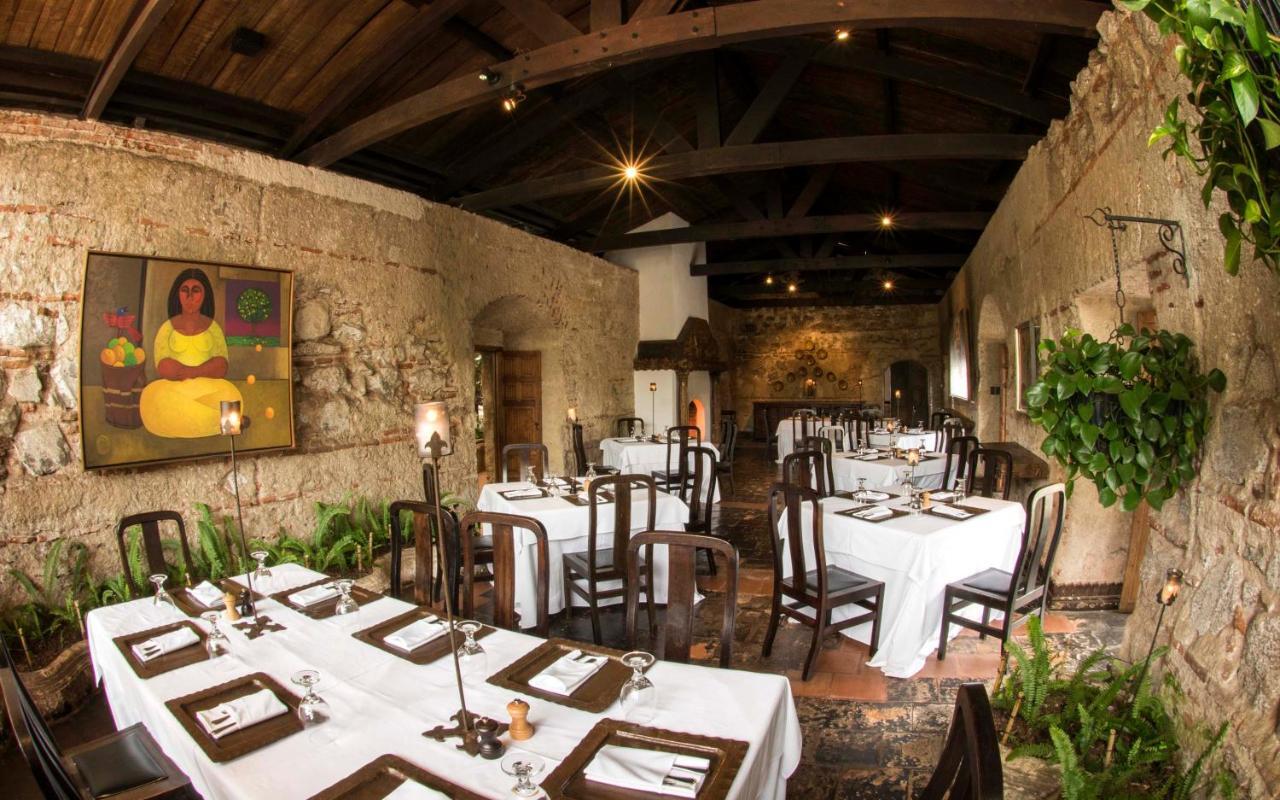 Hotel Museo Spa Casa Santo Domingo Antigua Luaran gambar Interior of the restaurant